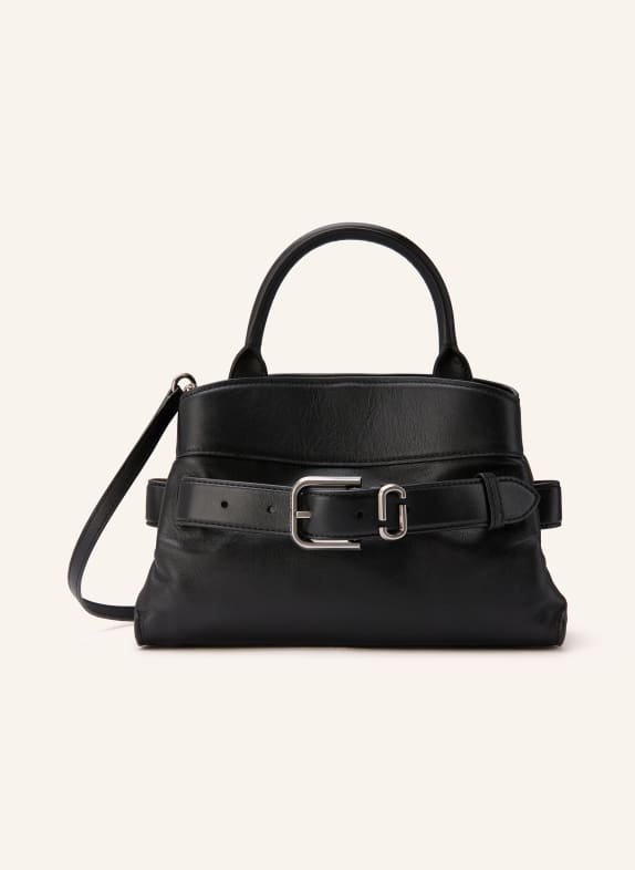 MARC JACOBS Kabelka THE DAKOTA SMALL SATCHEL BAG ČERNÁ / STŘÍBRNÁ