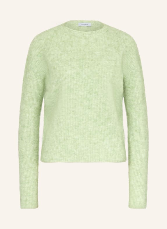 darling harbour Pullover mit Alpaka light green melange