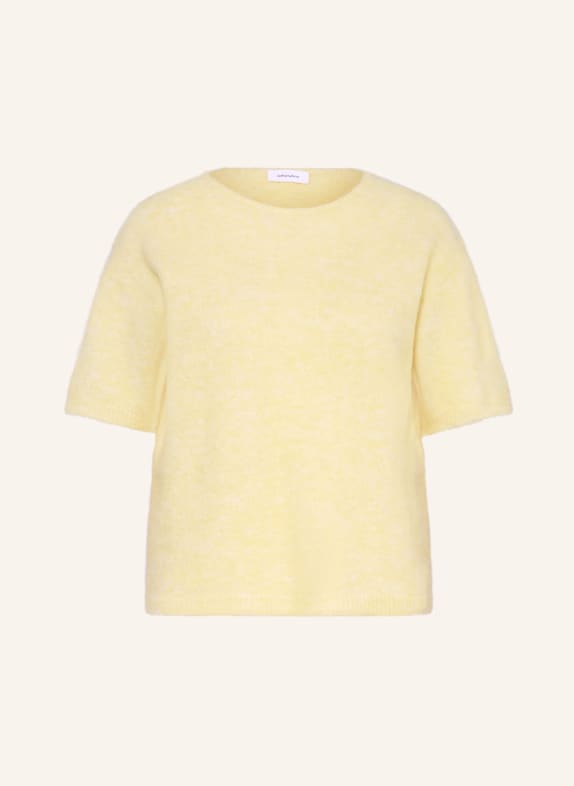 darling harbour Strickshirt mit Alpaka light yellow melange
