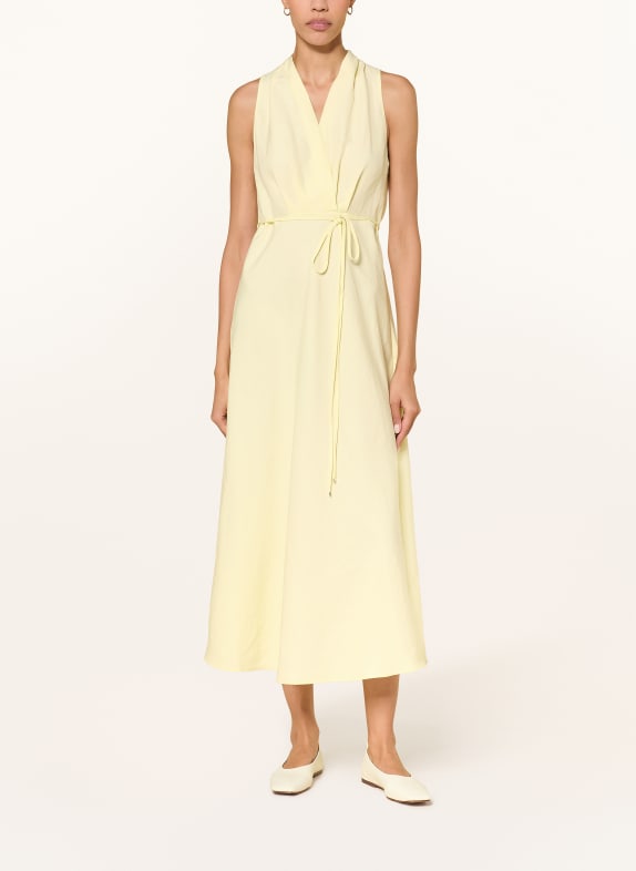 LUISA CERANO Šaty s pruhem TMAVĚ ŽLUTÁ