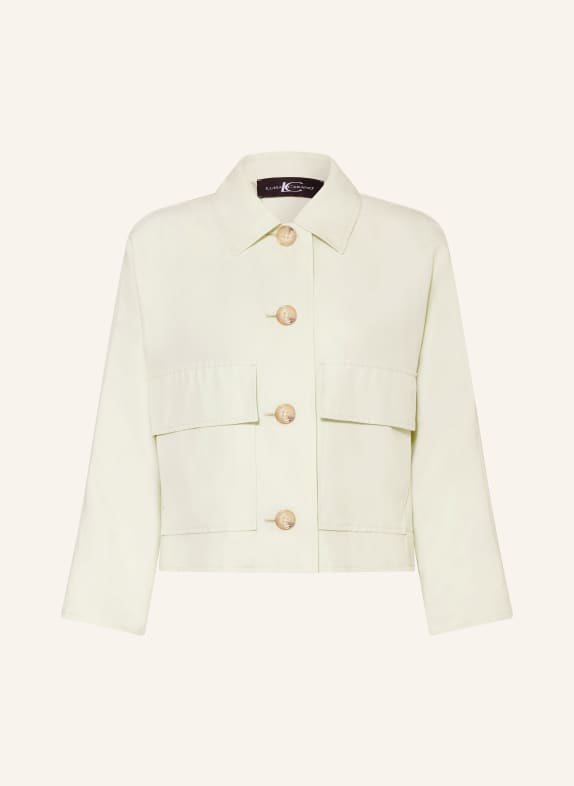 LUISA CERANO Kastenjacke mit Leinen MINT