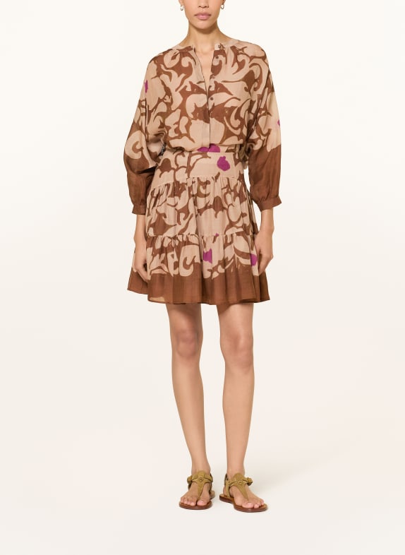 LUISA CERANO Rok LICHTBRUIN / BRUIN / PAARS
