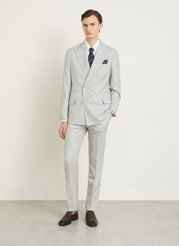 BRUNELLO CUCINELLI Costume ABITO coupe classique GRIS CLAIR / GRIS