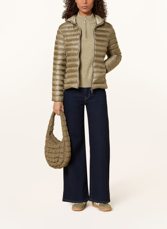 No.1 Como Kurtka pikowana FORTE OLIWKOWY