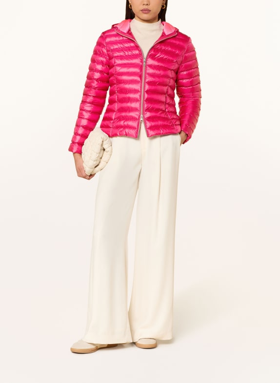 No.1 Como FORTE quilted jacket NEON PINK