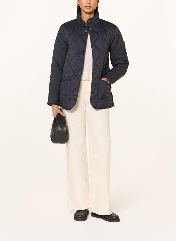 No.1 Como NYON quilted jacket DARK BLUE