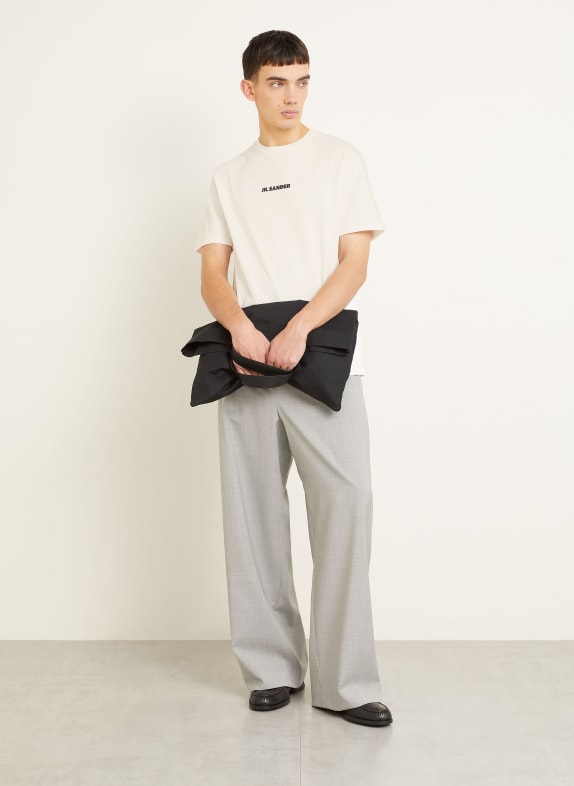 JIL SANDER T-shirt WIT / ZWART