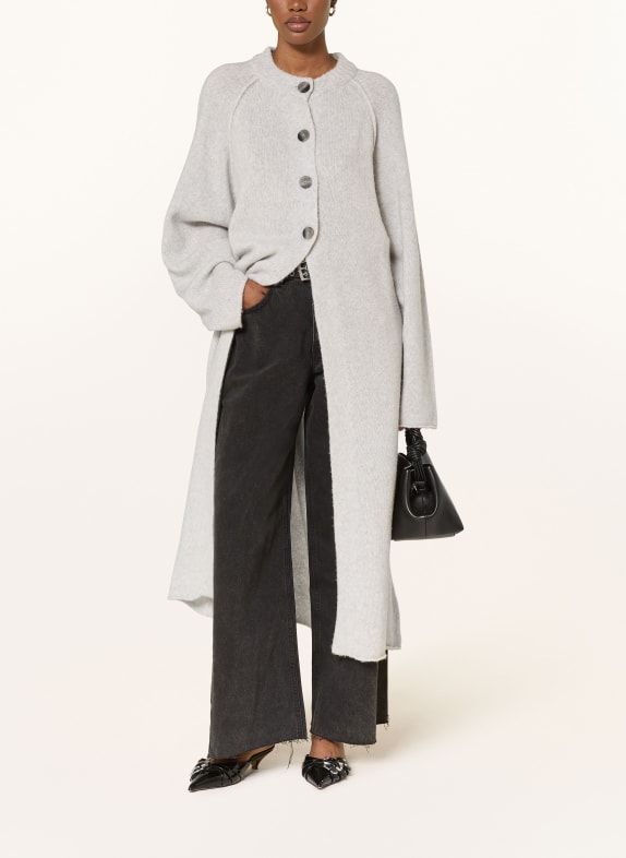 black palms MAEXIN cardigan LIGHT GRAY