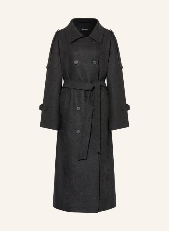 black palms Płaszcz CADY CZIEMNOSZARY