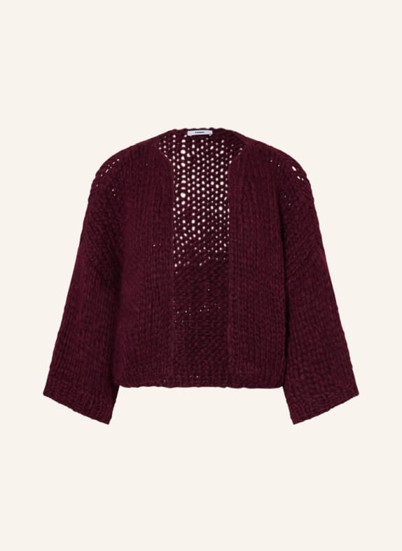 MAIAMI Strickhülle aus Alpaka mit 3/4-Arm BRAUN