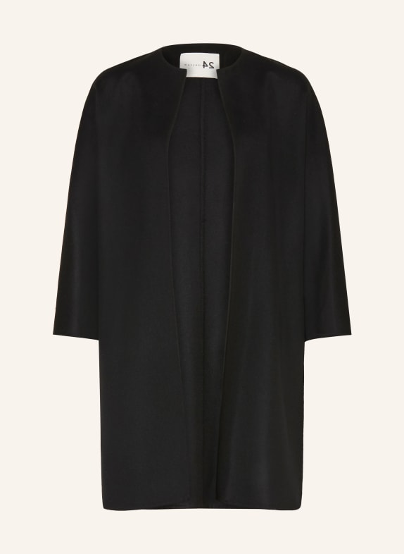 manzoni 24 wool coat BLACK
