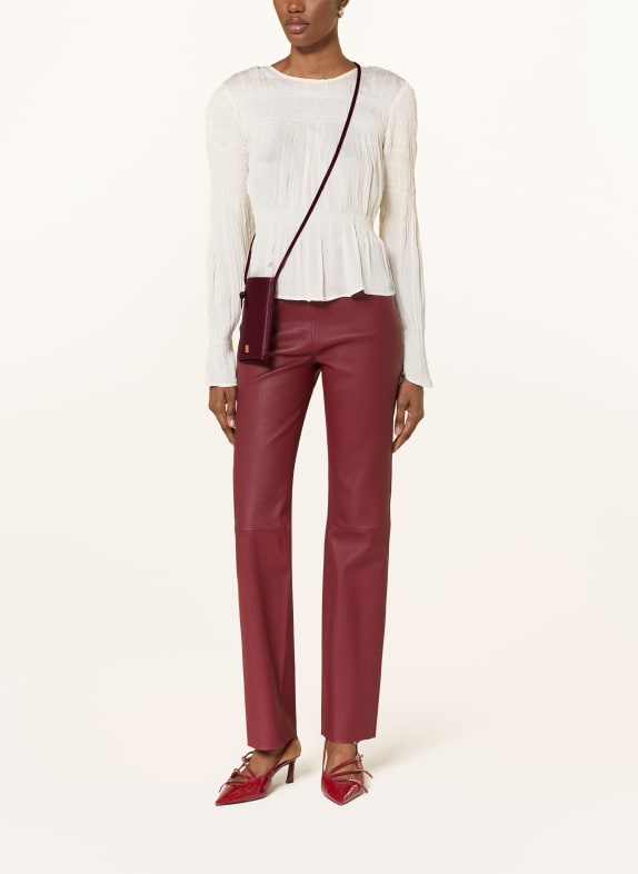 BY MALENE BIRGER Sac à bandoulière AYA ROUGE FONCÉ