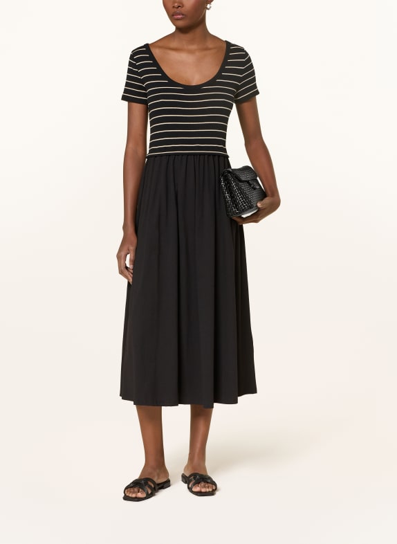 RIANI robe NOIR / BEIGE