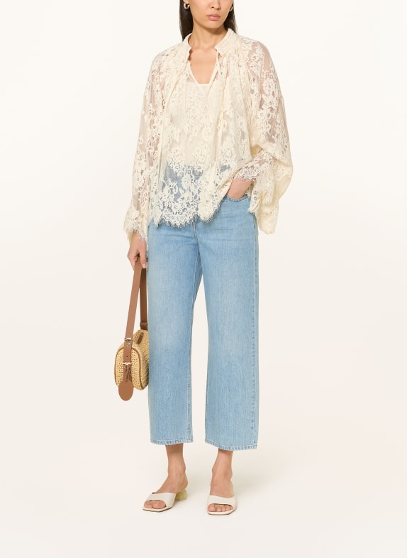 RIANI Blouse van kant CRÈME