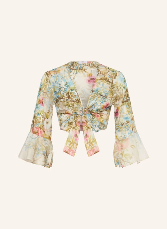 RIANI Cropped-Bluse GRÜN / LILA / BLAU