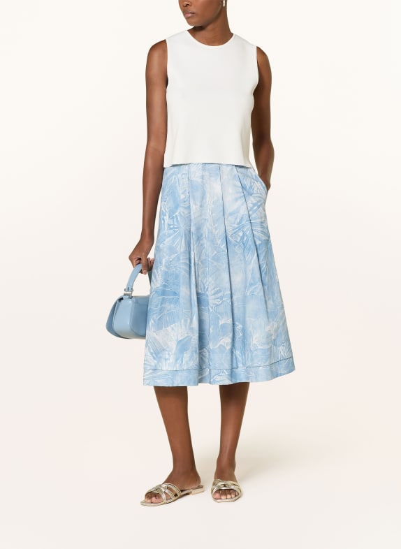 RIANI Rok BLAUW / WIT