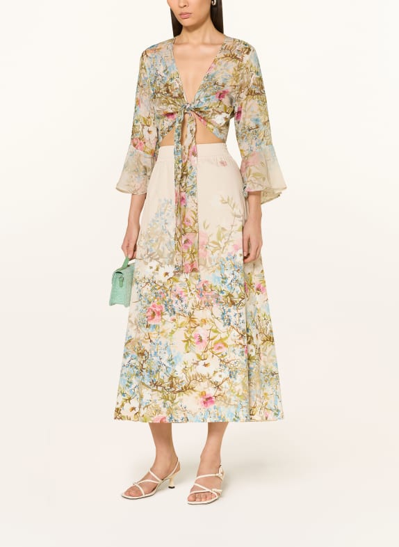 RIANI rok GROEN / PAARS / BLAUW