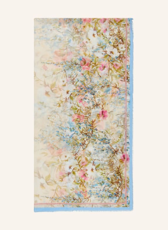 RIANI Schal CREME / ROSA / HELLBLAU