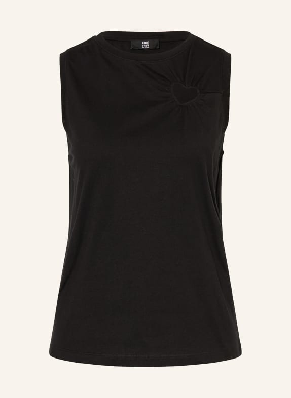 RIANI Top mit Cut-out SCHWARZ