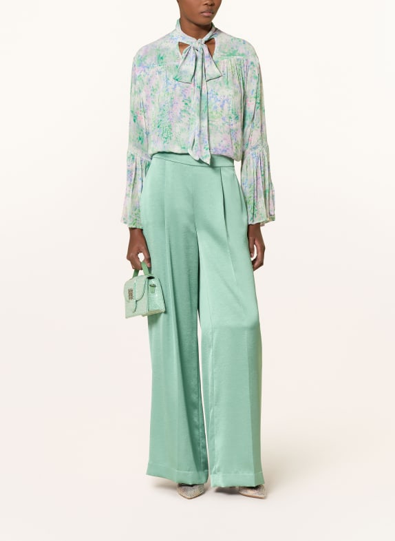 RIANI overhemdblouse GROEN / PAARS / BLAUW