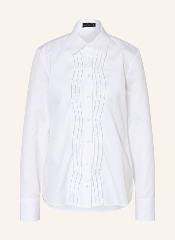 van Laack Hemdbluse VL-CELLIES-PB mit Schmucksteinen WEISS