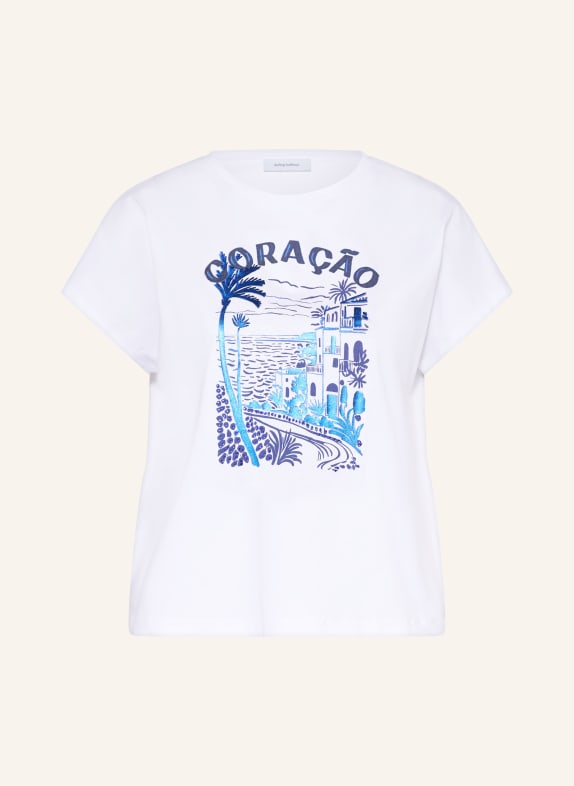 darling harbour T-shirt met strass-steentjes WHITE