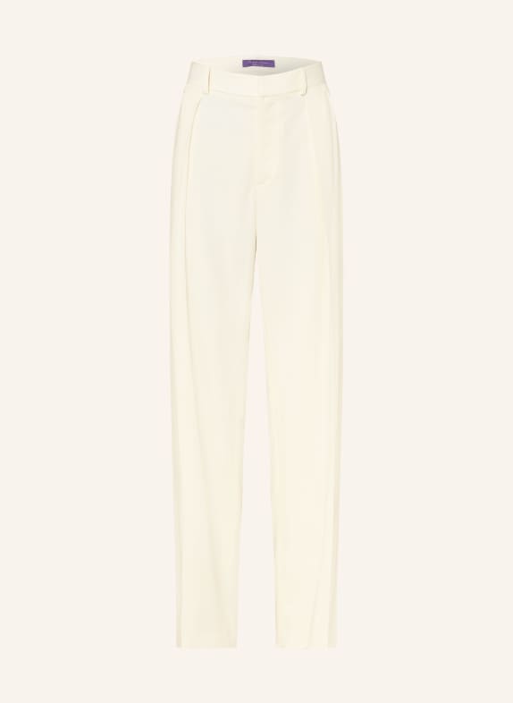 RALPH LAUREN Collection JODY wide-leg pants CREAM