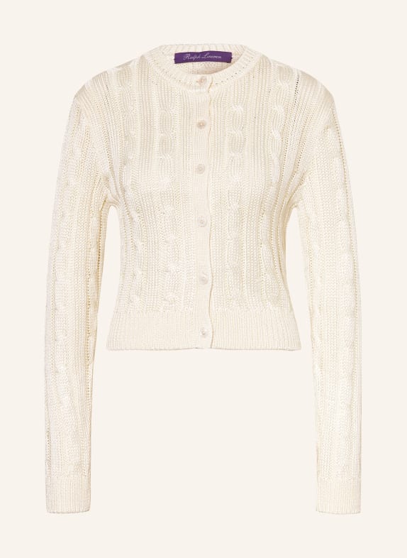 RALPH LAUREN Collection Strickjacke aus Seide CREME