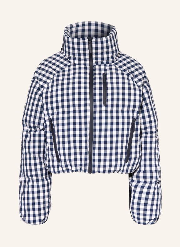 CORDOVA Kurtka narciarska z puchu CORTINA BIAŁY / NIEBIESKI