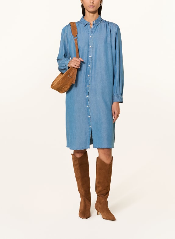 Smith & Soul Hemdblusenkleid in Jeansoptik BLAU