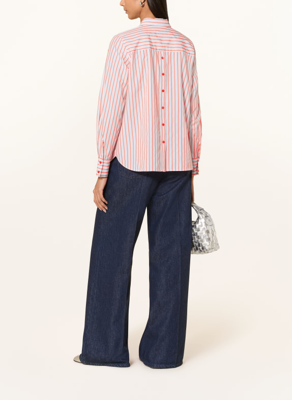 Smith & Soul overhemdblouse LICHTGRIJS / NEONROZE