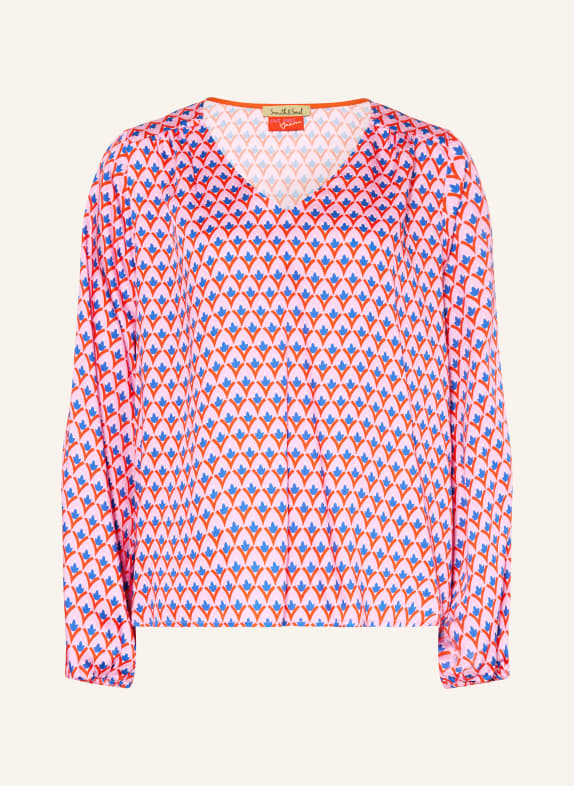 Smith & Soul Blusenshirt PINK / ROT / BLAU