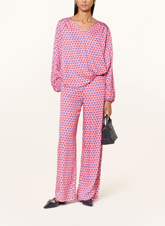 Smith & Soul blouse ROZE / ROOD / BLAUW