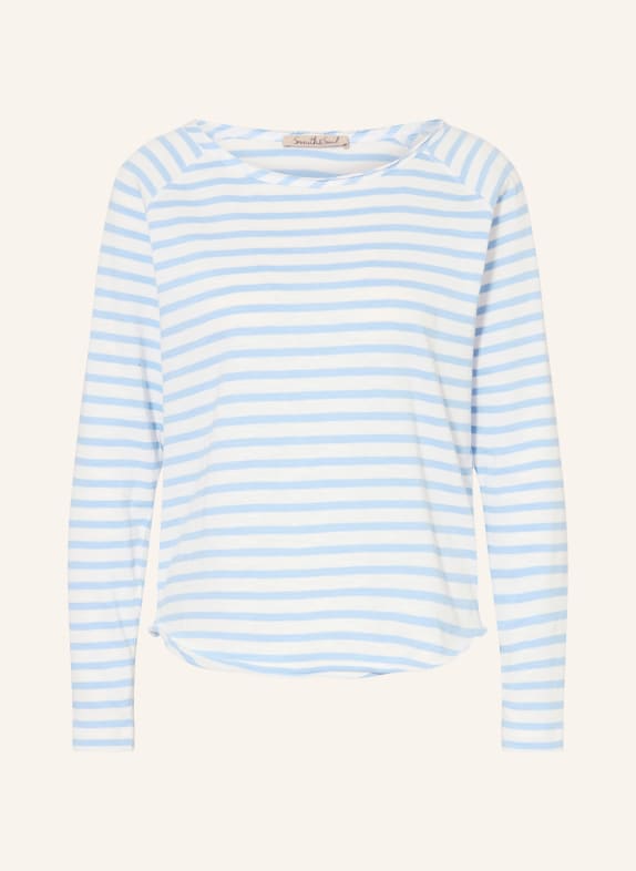 Smith & Soul Longsleeve CREME / HELLBLAU