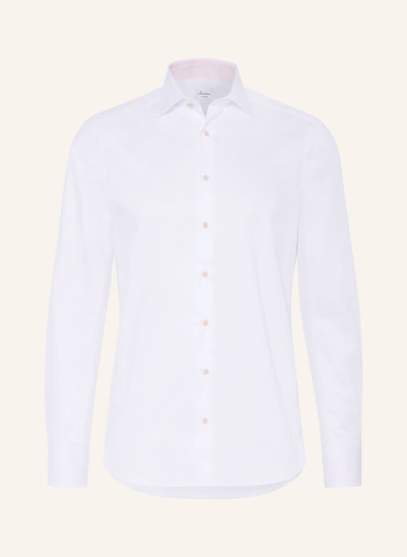 Stenströms Slim fit shirt WHITE