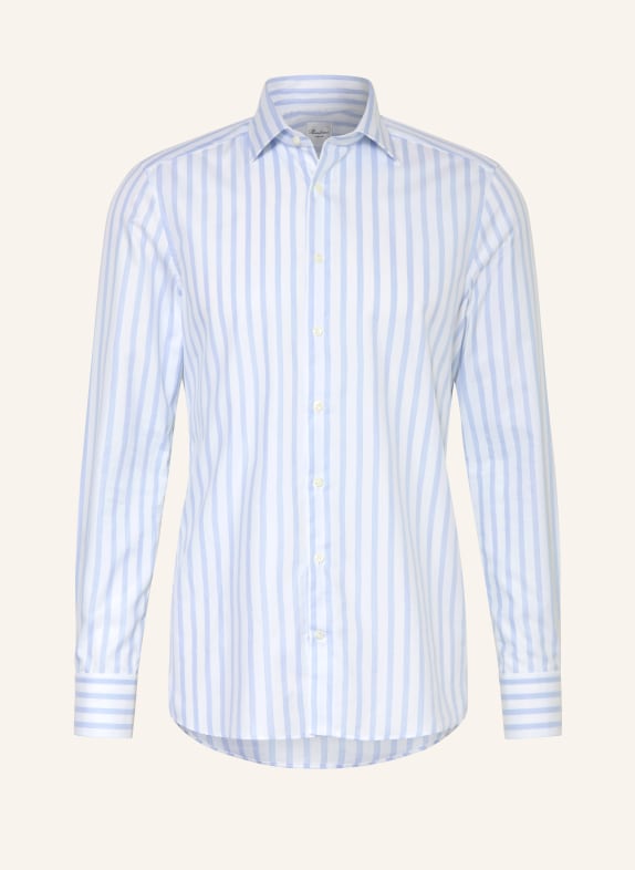 Stenströms Slimline Fit Shirt WHITE / LIGHT BLUE