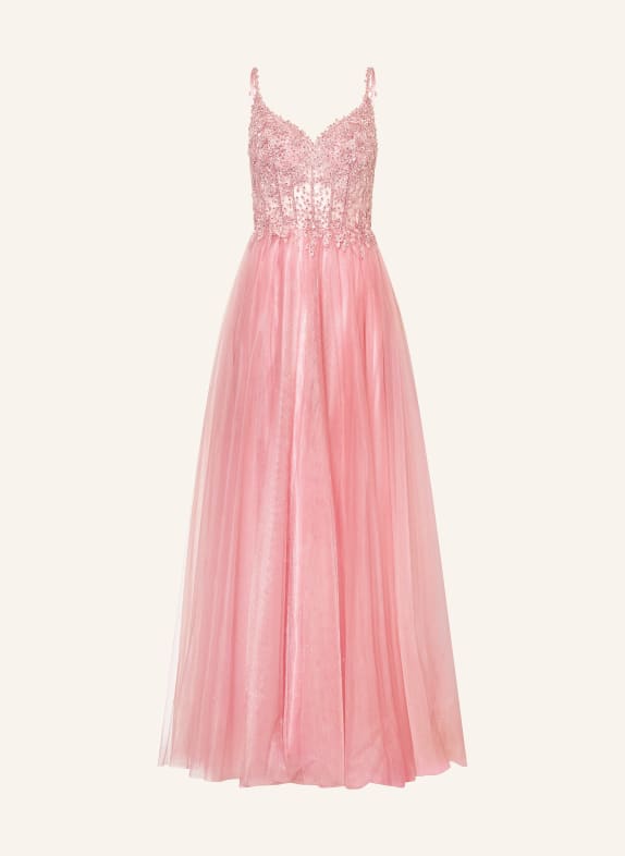 Hey Kyla Abendkleid mit Schucksteinen und Pailletten ROSA