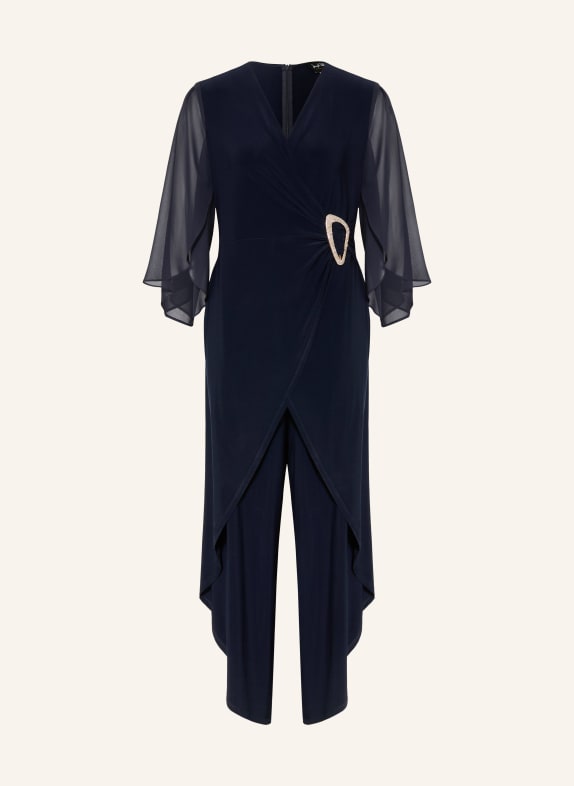 Joseph Ribkoff SIGNATURE Jumpsuit with decorative gems DARK BLUE
