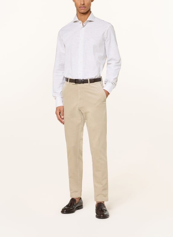 van Laack Overhemd VL-RESO-TF Tailored Fit WIT / LICHTGROEN