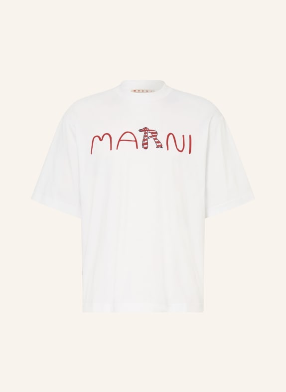 MARNI T-Shirt WEISS / ROT