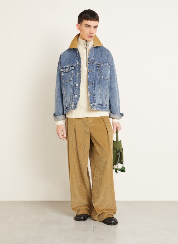 JW ANDERSON Cordbroek Regular Fit COGNAC