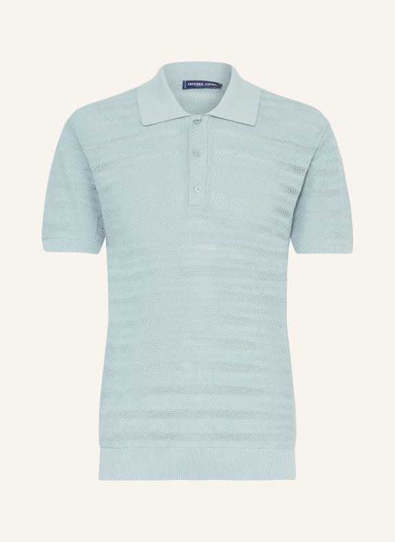 FRESCOBOL CARIOCA Strick-Poloshirt VIDAL TÜRKIS