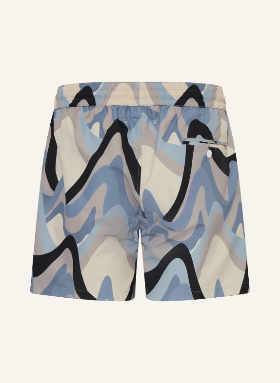 FRESCOBOL CARIOCA Zwemshort RIO BLAUWGRIJS / BEIGE / ZWART