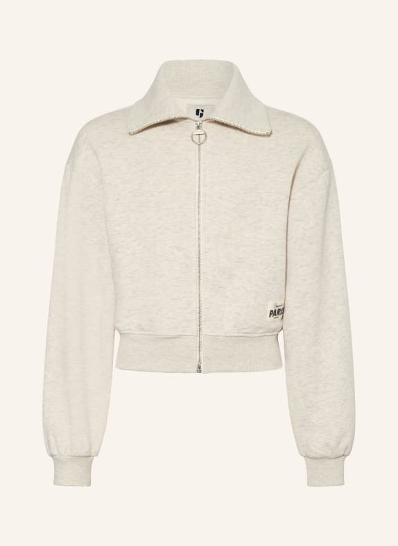 GARCIA Sweatjacke BEIGE / HELLGRAU