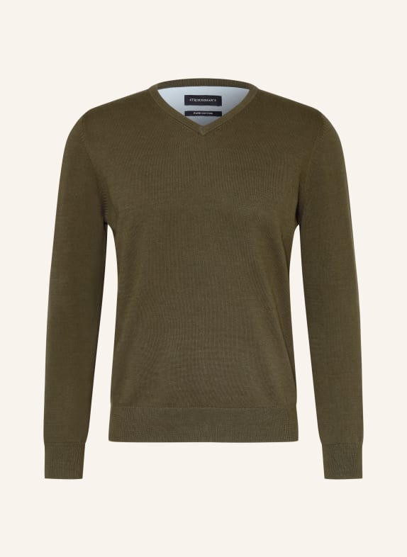 STROKESMAN'S sweater DARK GREEN