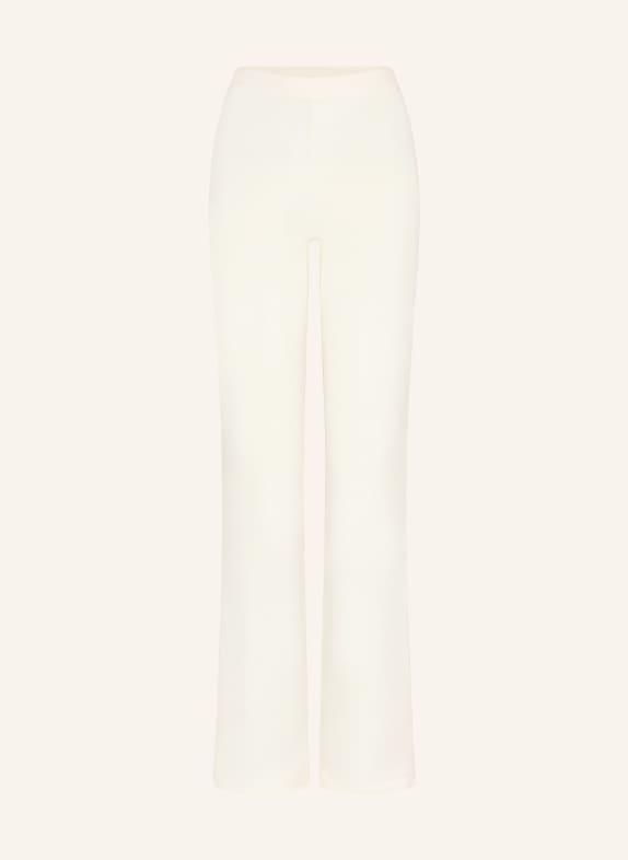 SKIMS Lounge kalhoty FLEECE LOUNGE z fleece ECRU