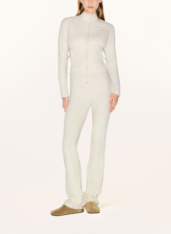 SKIMS Lounge fleecejas FLEECE LOUNGE ECRU