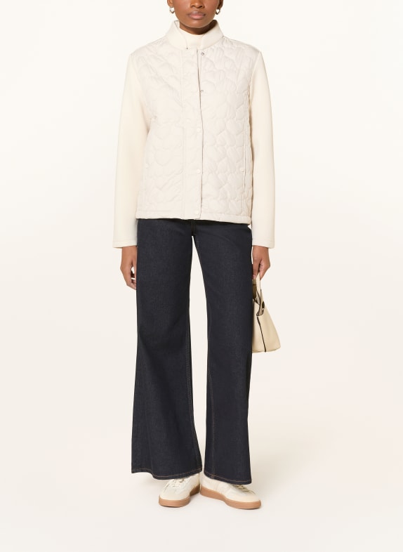 RINO & PELLE Steppjcke ANGELA v kombinaci materiálů SVĚTLE HNĚDÁ