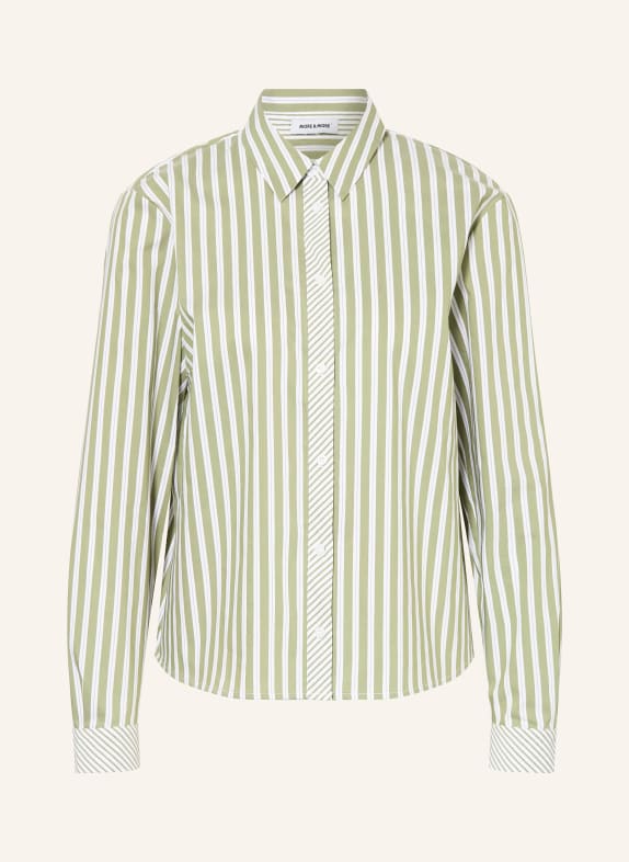 MORE & MORE koszula ZIELONY / BIAŁY