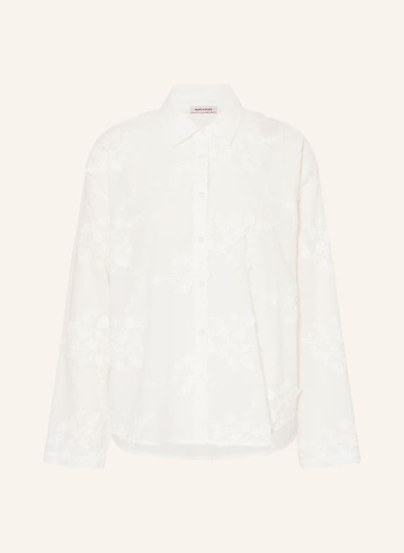 MORE & MORE Hemdbluse WEISS